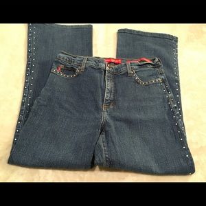 NYDJ Flared Rhinestone Women's Jeans S10